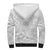 Samoa Lotu Tamait Sherpa Hoodie Tropical Plant White Sunday With Polynesia Pattern LT9 - Polynesian Pride