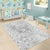 Personalised Tonga White Sunday Area Rug Tropical Plant With Polynesian Pattern LT9 - Polynesian Pride