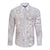 Personalised Tonga White Sunday Long Sleeve Button Shirt Tropical Plant With Polynesian Pattern LT9 Unisex White - Polynesian Pride