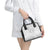 Personalised Tonga White Sunday Shoulder Handbag Tropical Plant With Polynesian Pattern LT9 - Polynesian Pride