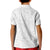 Tonga White Sunday Kid Polo Shirt Polynesian Plumeria Tribal Simple LT9 - Polynesian Pride
