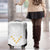 Tonga White Sunday Luggage Cover Polynesian Plumeria Tribal Simple LT9 - Polynesian Pride