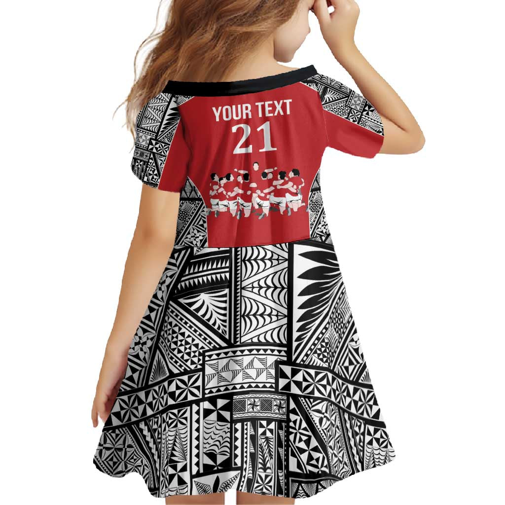 Custom Tonga Rugby Mate Ma'a Family Matching Mermaid Dress and Hawaiian Shirt Tonga XIII Make History Pacific Champions LT9 - Polynesian Pride