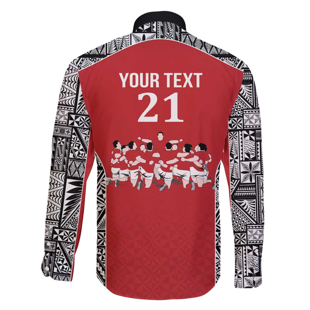 Custom Tonga Rugby Mate Ma'a Family Matching Mermaid Dress and Hawaiian Shirt Tonga XIII Make History Pacific Champions LT9 - Polynesian Pride