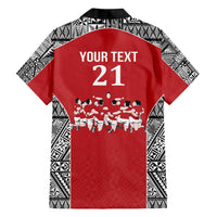 Custom Tonga Rugby Mate Ma'a Hawaiian Shirt Tonga XIII Make History Pacific Champions