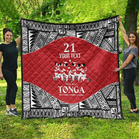 Custom Tonga Rugby Mate Ma'a Quilt Tonga XIII Make History Pacific Champions