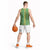 Hawaii Lei with Tribal Quilt Motif Basketball Jersey - Polynesian Pride
