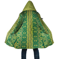 Hawaii Lei with Tribal Quilt Motif Cloak - Polynesian Pride