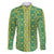 Hawaii Lei with Tribal Quilt Motif Family Matching Puletasi and Hawaiian Shirt