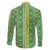 Hawaii Lei with Tribal Quilt Motif Family Matching Puletasi and Hawaiian Shirt