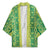 Hawaii Lei with Tribal Quilt Motif Kimono - Polynesian Pride