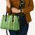 Hawaii Lei with Tribal Quilt Motif Leather Bag - Polynesian Pride
