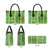 Hawaii Lei with Tribal Quilt Motif Leather Bag - Polynesian Pride