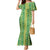Hawaii Lei with Tribal Quilt Motif Mermaid Dress