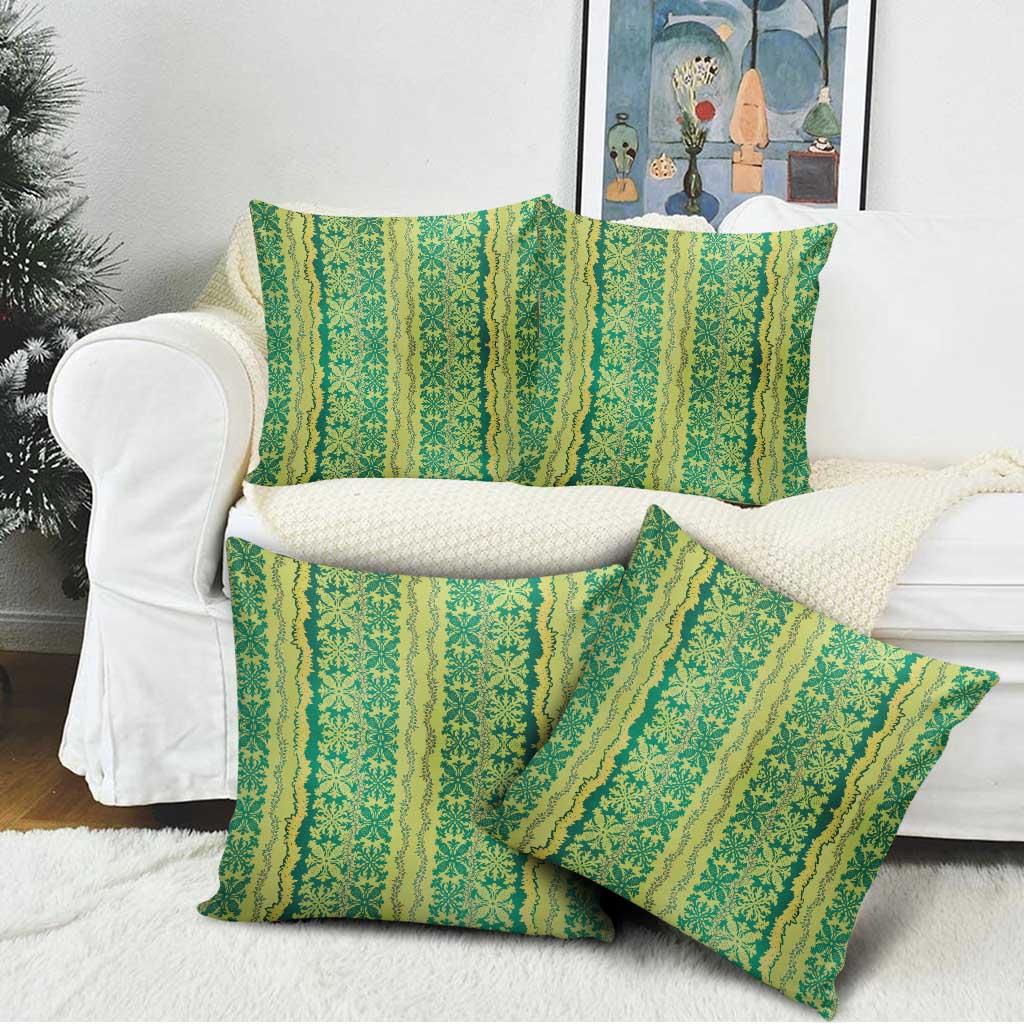 Hawaii Lei with Tribal Quilt Motif Pillow Cover - Polynesian Pride