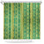 Hawaii Lei with Tribal Quilt Motif Shower Curtain
