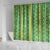 Hawaii Lei with Tribal Quilt Motif Shower Curtain