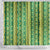 Hawaii Lei with Tribal Quilt Motif Shower Curtain
