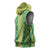 Hawaii Lei with Tribal Quilt Motif Sleeveless Hoodie - Polynesian Pride