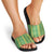 Hawaii Lei with Tribal Quilt Motif Slide Sandals - Polynesian Pride