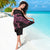 New Zealand Rugby Warrior Custom Sarong Pink Fern Taniko Motif