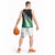 Green Silver Fern Spirit Taniko Tukutuku Personalised Basketball Jersey - Polynesian Pride