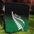 Green Silver Fern Spirit Taniko Tukutuku Personalised Quilt