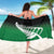 Green Silver Fern Spirit Taniko Tukutuku Personalised Sarong