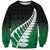 Green Silver Fern Spirit Taniko Tukutuku Personalised Sweatshirt