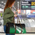 Green Silver Fern Spirit Taniko Tukutuku Personalised Travel Bag - Polynesian Pride