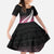 Pink Silver Fern Spirit Taniko Tukutuku Personalised Family Matching Mermaid Dress and Hawaiian Shirt