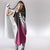 Pink Silver Fern Spirit Taniko Tukutuku Personalised Hooded Blanket