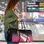 Pink Silver Fern Spirit Taniko Tukutuku Personalised Travel Bag - Polynesian Pride