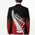 Red Silver Fern Spirit Taniko Tukutuku Personalised Blazer - Polynesian Pride