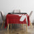 Red Silver Fern Spirit Taniko Tukutuku Personalised Tablecloth