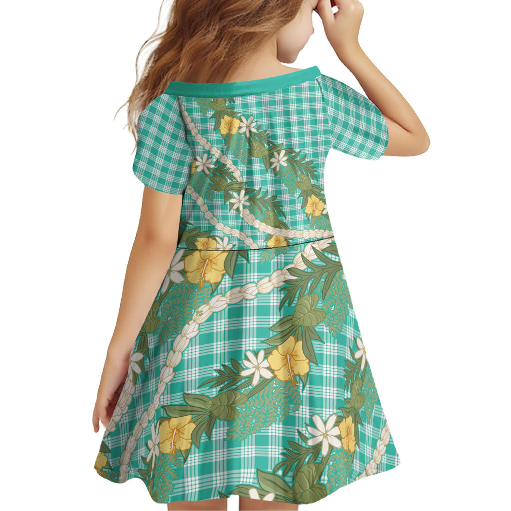 Aloha Puakenikeni Anthurium Pikake Lei Family Matching Tank Maxi Dress and Hawaiian Shirt Marine Hawaiian Palaka Pattern