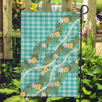 Aloha Puakenikeni Anthurium Pikake Lei Garden Flag Marine Hawaiian Palaka Pattern