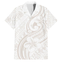 Hawaii Plumeria Lokelani Pikake Lei Family Matching Puletasi and Hawaiian Shirt Sandy Beige Polynesian Tattoo