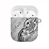 Hawaii Plumeria Lokelani Pikake Lei AirPods Case Ele'ele Polynesian Tattoo