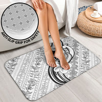 Hawaii Plumeria Lokelani Pikake Lei Bathroom Set Ele'ele Polynesian Tattoo