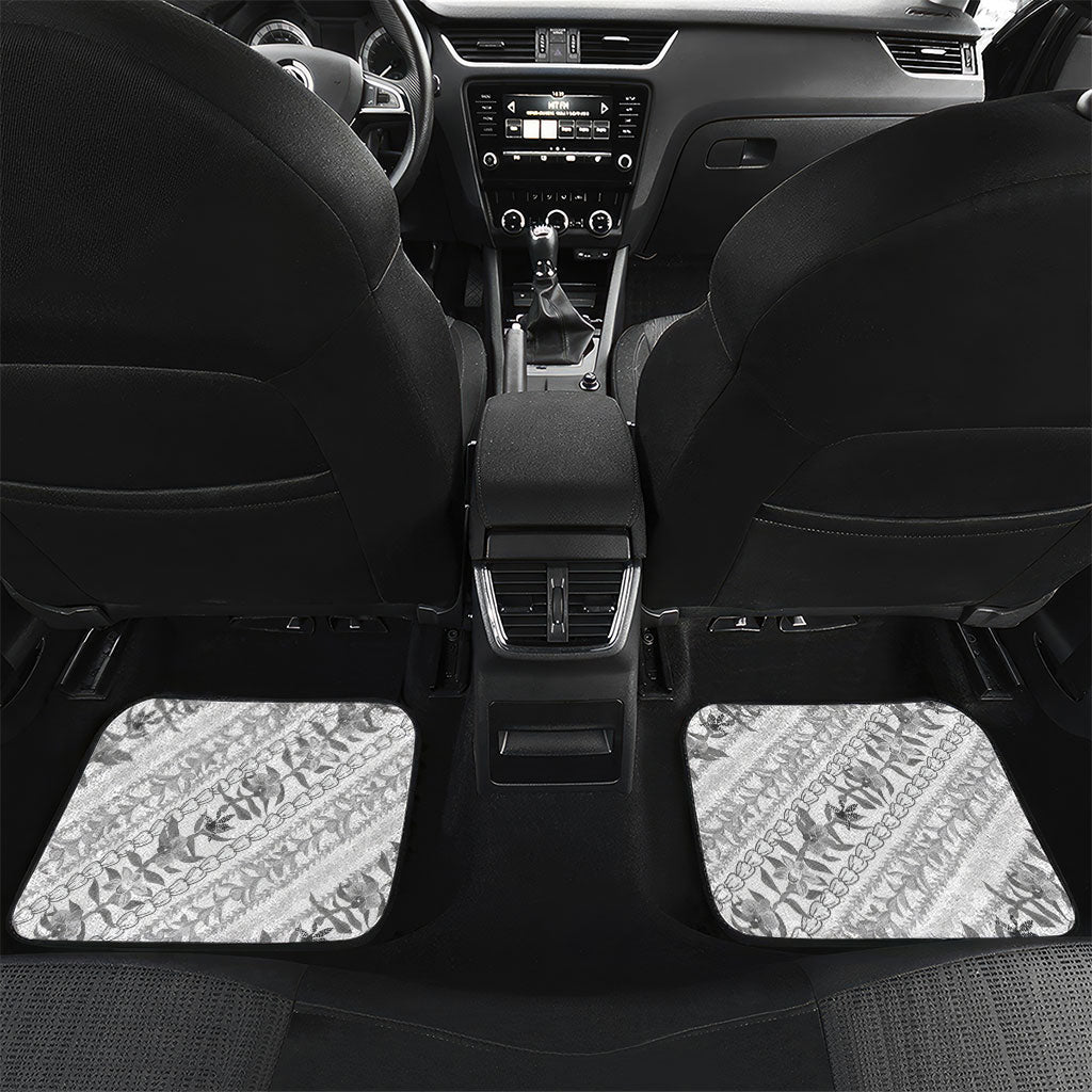 Hawaii Plumeria Lokelani Pikake Lei Car Mats Ele'ele Polynesian Tattoo