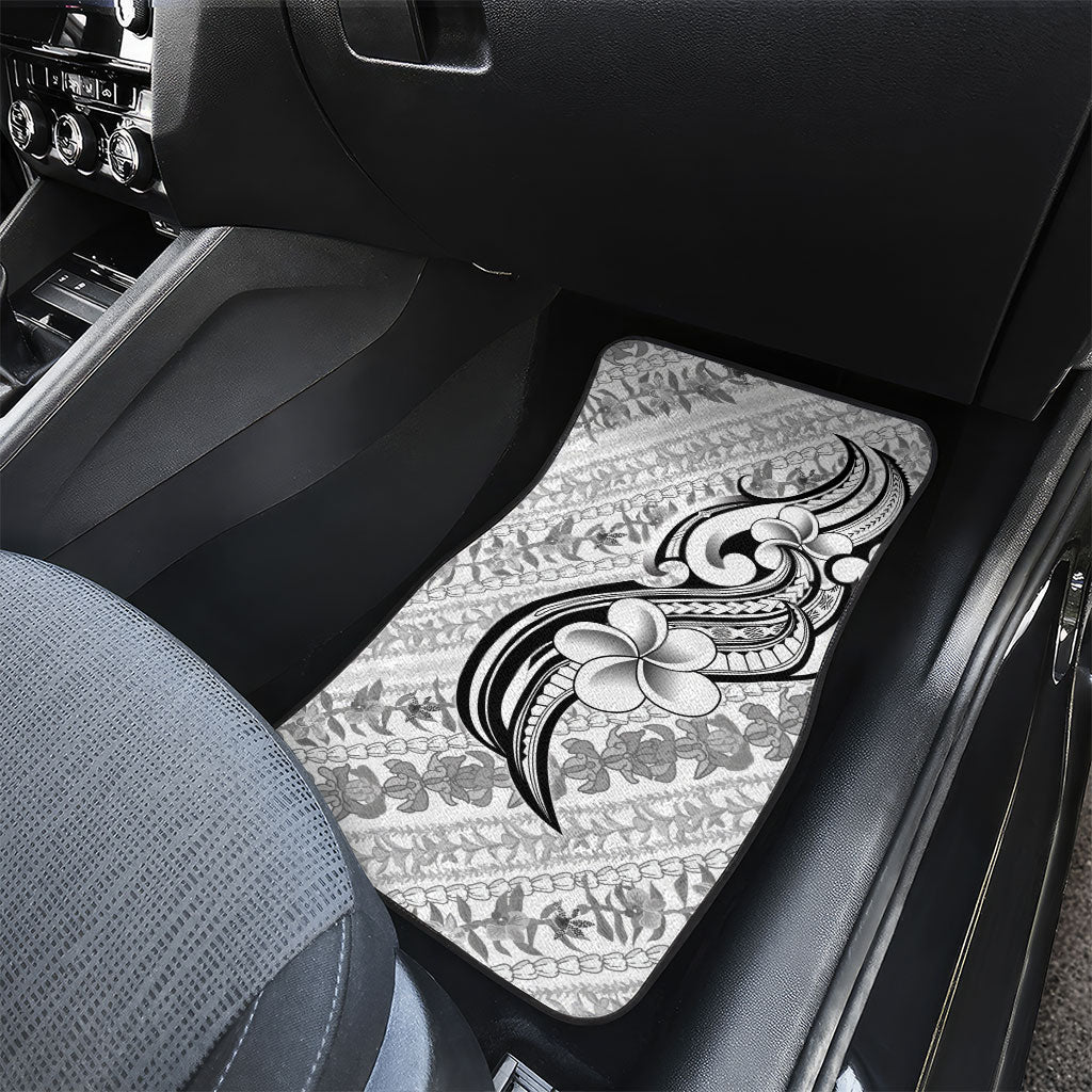 Hawaii Plumeria Lokelani Pikake Lei Car Mats Ele'ele Polynesian Tattoo