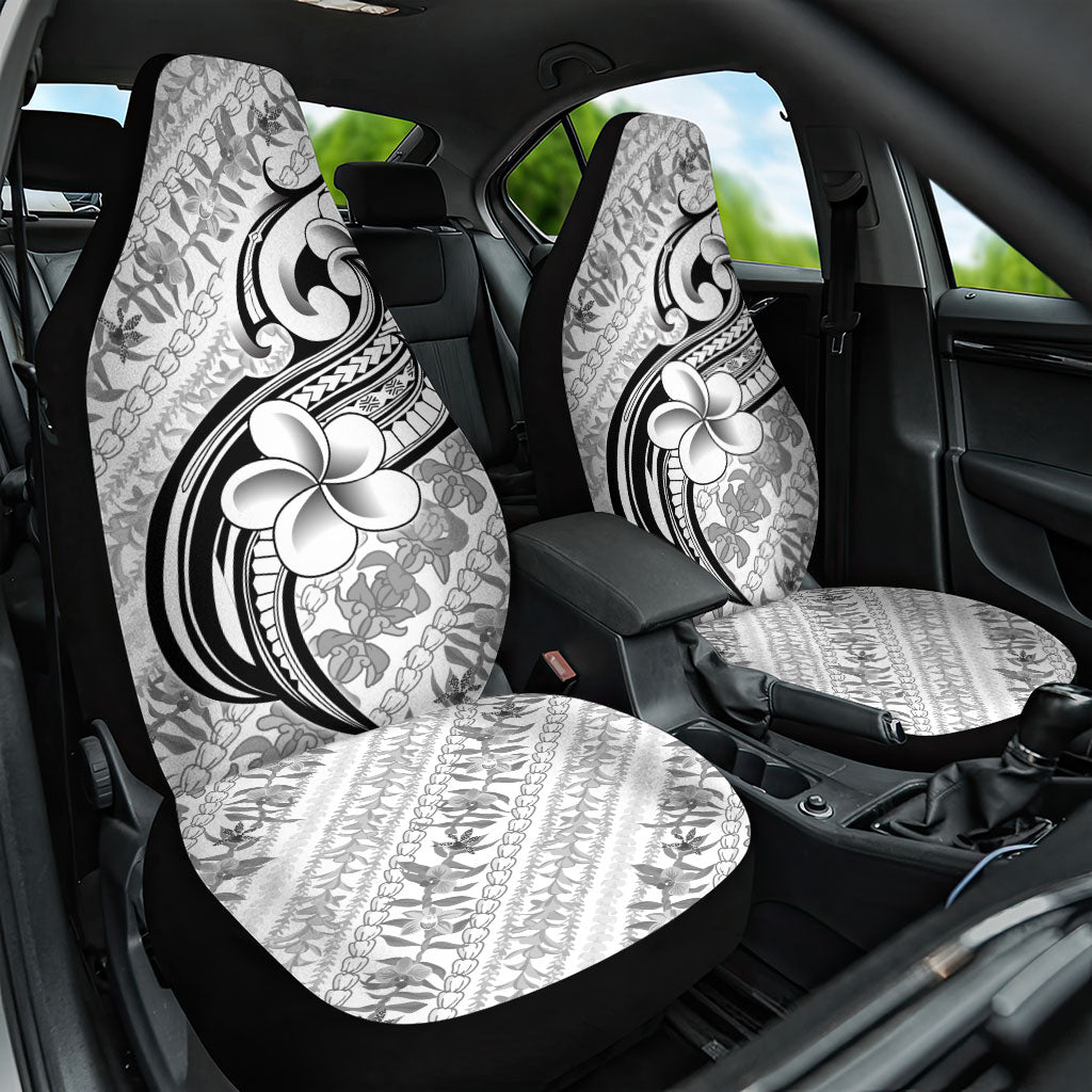 Hawaii Plumeria Lokelani Pikake Lei Car Seat Cover Ele'ele Polynesian Tattoo