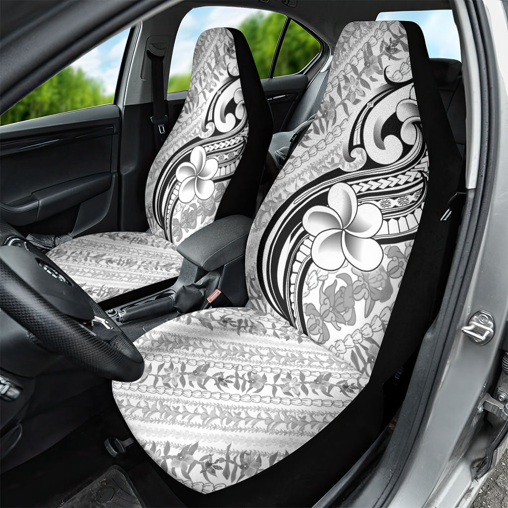 Hawaii Plumeria Lokelani Pikake Lei Car Seat Cover Ele'ele Polynesian Tattoo