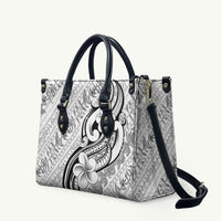 Hawaii Plumeria Lokelani Pikake Lei Leather Bag Ele'ele Polynesian Tattoo