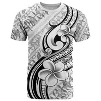 Hawaii Plumeria Lokelani Pikake Lei T Shirt Ele'ele Polynesian Tattoo