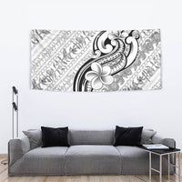 Hawaii Plumeria Lokelani Pikake Lei Tapestry Ele'ele Polynesian Tattoo