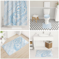 Hawaii Plumeria Lokelani Pikake Lei Bathroom Set Uliuli Polynesian Tattoo