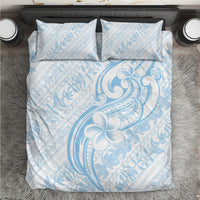 Hawaii Plumeria Lokelani Pikake Lei Bedding Set Uliuli Polynesian Tattoo