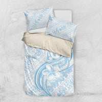 Hawaii Plumeria Lokelani Pikake Lei Bedding Set Uliuli Polynesian Tattoo